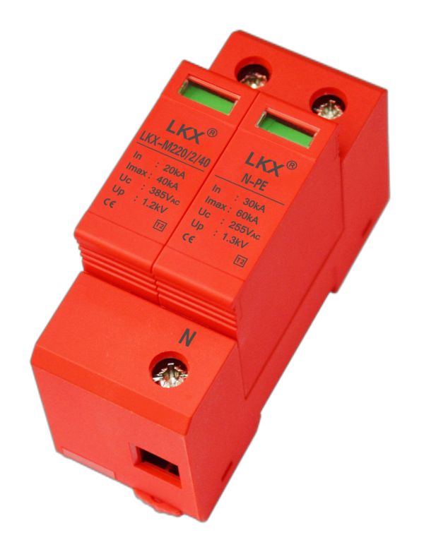 單相電源防雷模塊（1+NPE、C+D、18mm）(10KA\20KA\40KA60KA\80KA\100KA\120KA...)