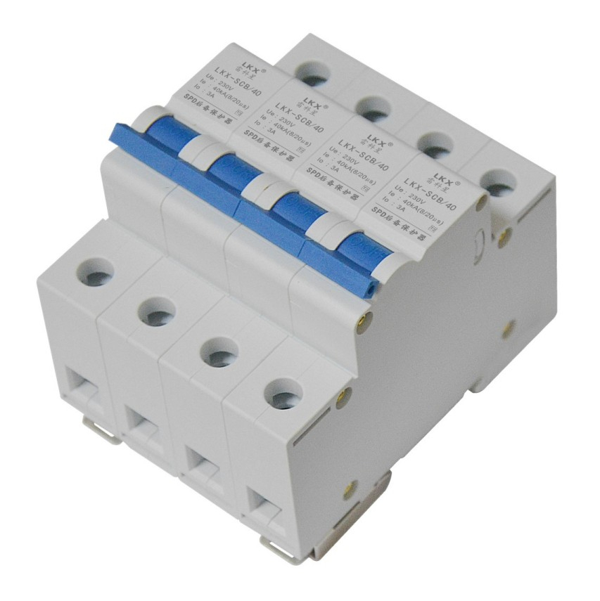 1類(lèi)浪涌保護(hù)器（電源防雷模塊）25KA配多大的SCB后備保護(hù)器？