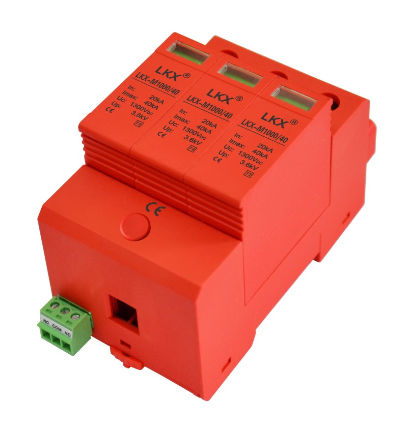 1000V直流電源防雷模塊（3片、18mm） UC1300、40kA.jpg
